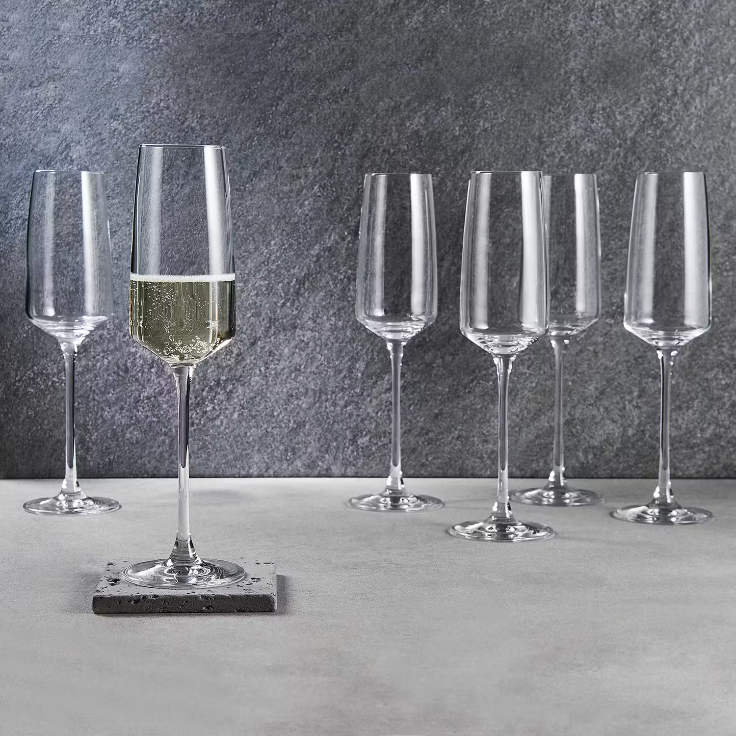 WINE & DINE Champagnerflöte 6er-Set