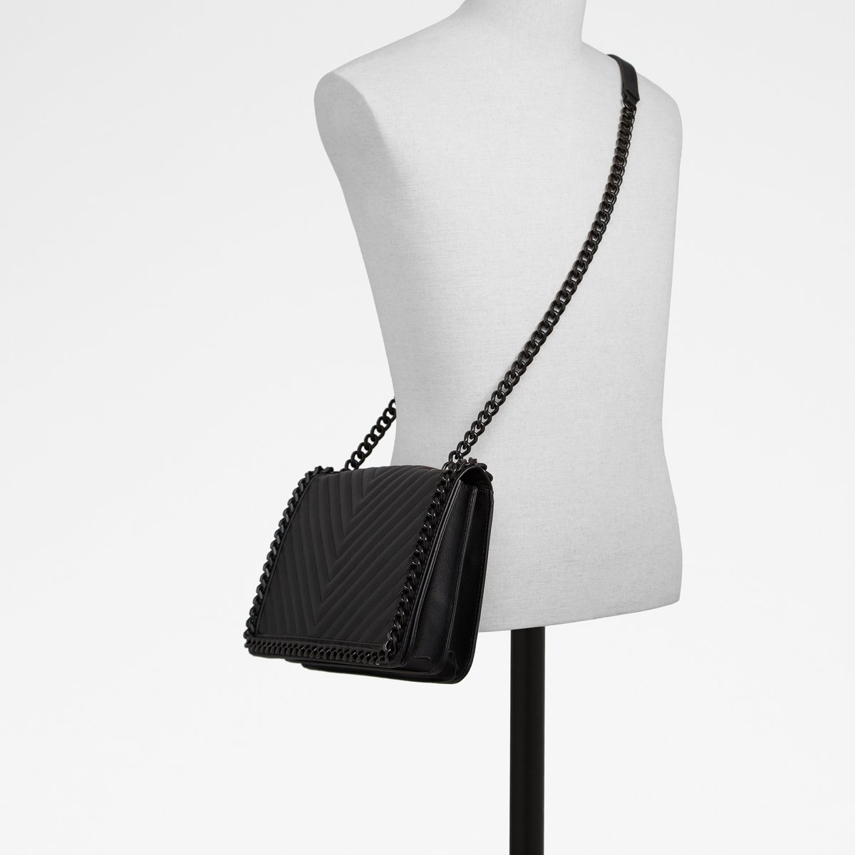 Greenwald Black Synthetic Smooth Women Crossbody Bags