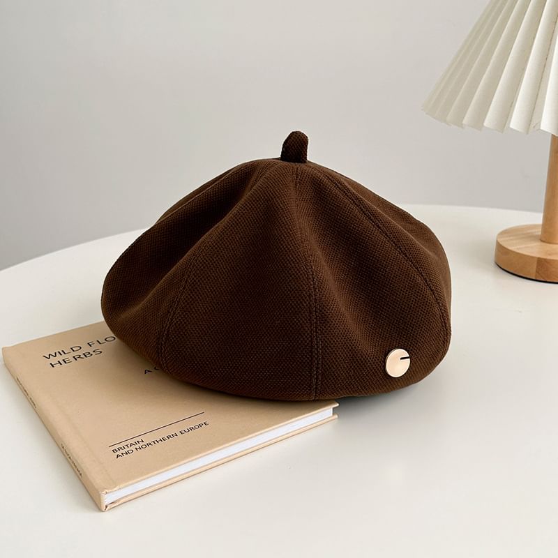 Dreamaway - Effen baret met knopenaccent