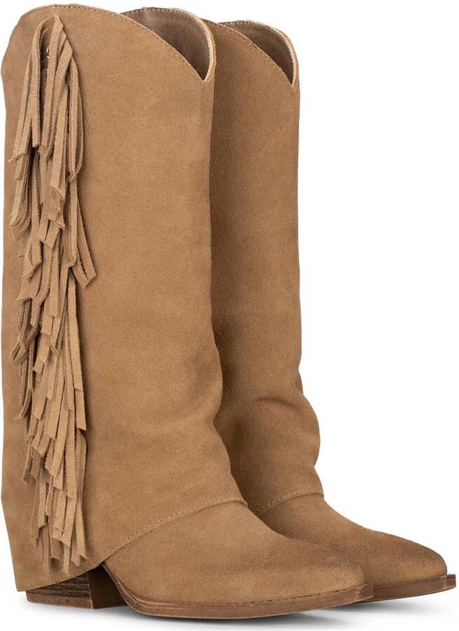 Haboob Joyce Laarzen Suède Dames Camel