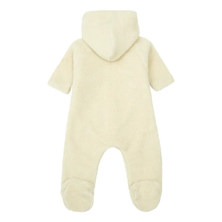 Petit Bateau Pilote en Sherpa à Capuche | Ecru