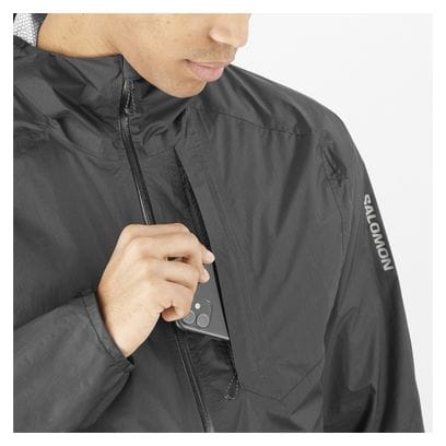 Veste Imperméable Salomon Bonatti WP Noir