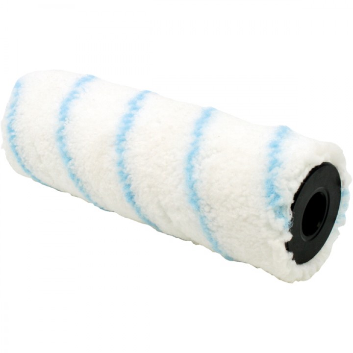 Malerrolle Farbwalze blau\/weiss ca. 18cm breit