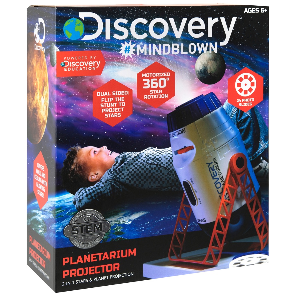 Discovery Mindblown Planetariumsprojektor 2-in-1 Sterne- & Planetenprojektion