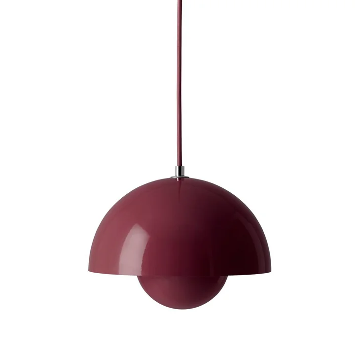 &Tradition - FlowerPot Pendelleuchte VP1, dunkle pflaume