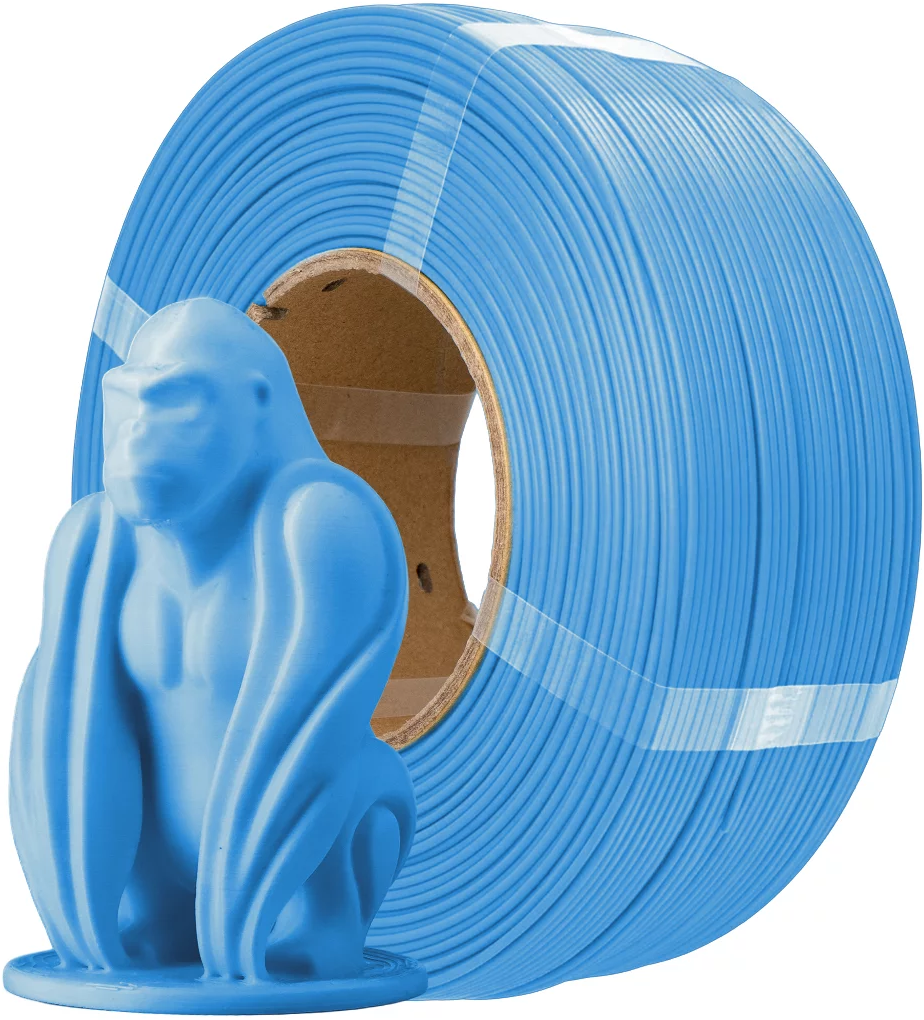 AzureFilm  PLA Refill Blue, 1,75 mm / 1000 g    PLA mit guten mechanischen Eigenschaften, ohne Spule