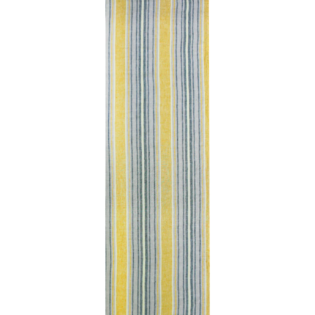 Chemin de table pur lin jaune 50X155 Garnier Thiebaut