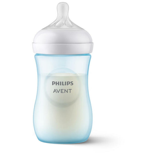 Biberon Naturel Bleu 260 ML - AVENT