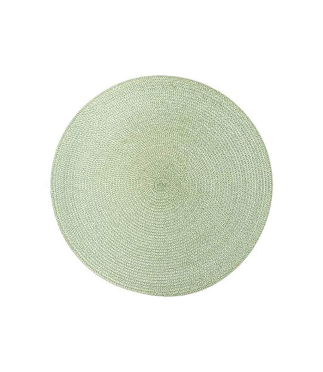 Set de Table Rond Tressé 38cm Olive