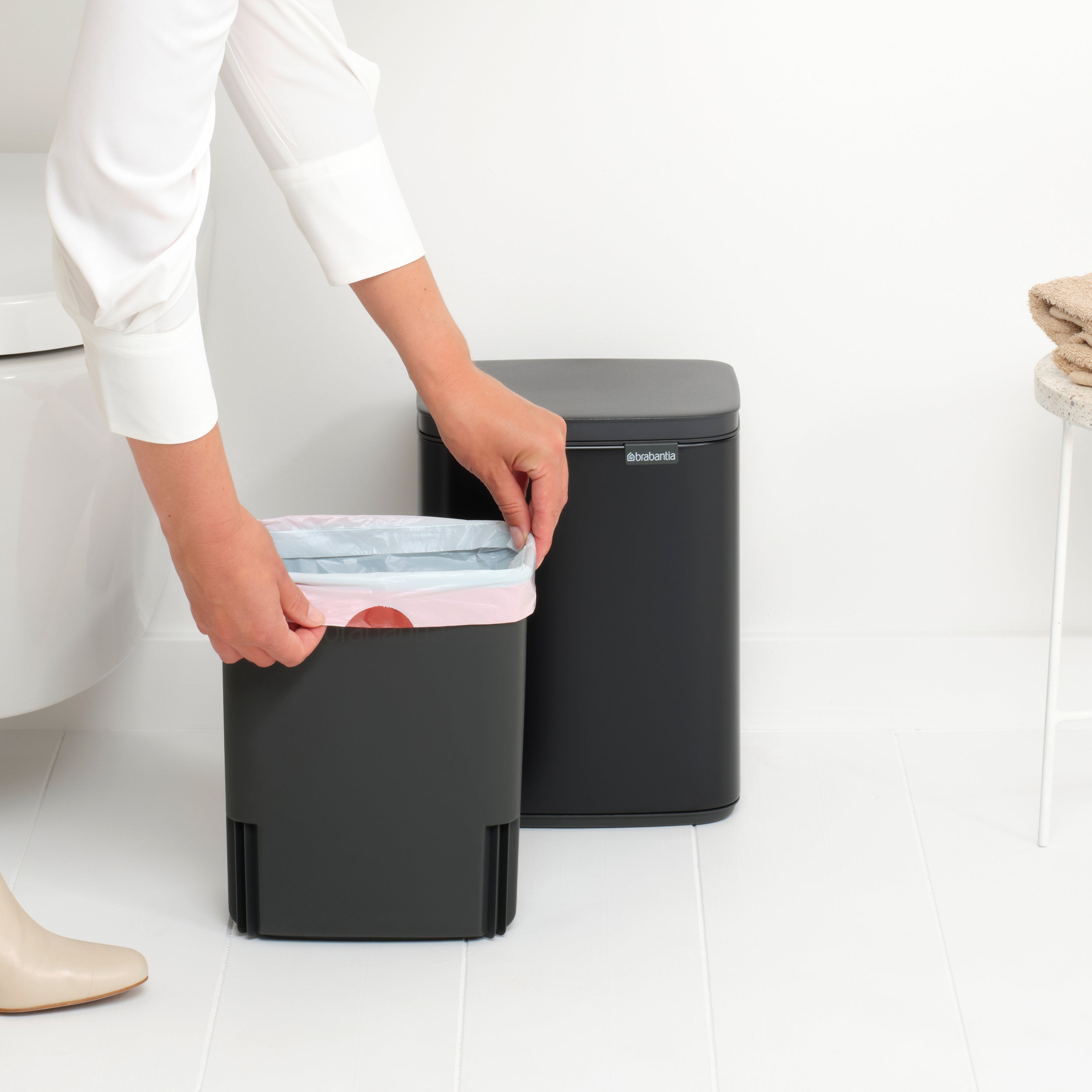 Brabantia Bo Afvalemmer 7 L - Matt Black