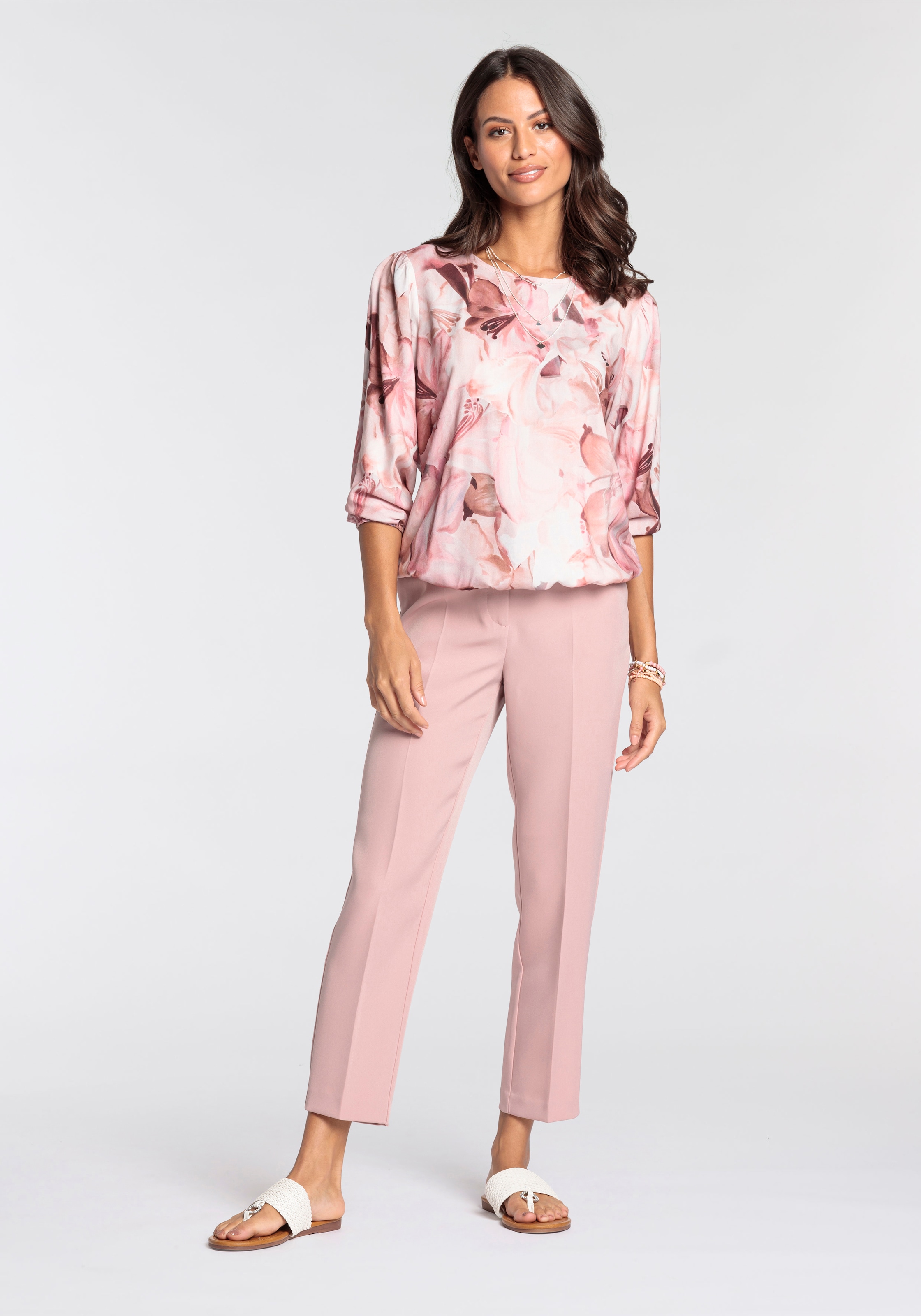 Laura Scott Druckbluse , mit femininen Blumen-Print