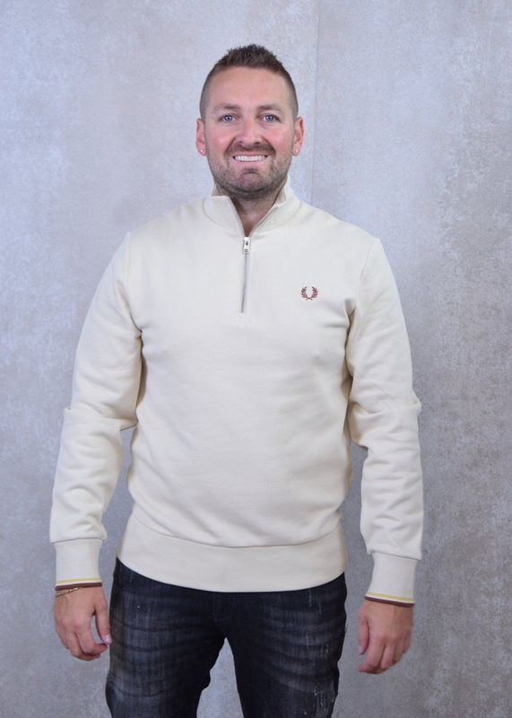 Fred Perry Half Zip Sweatshirt Heren