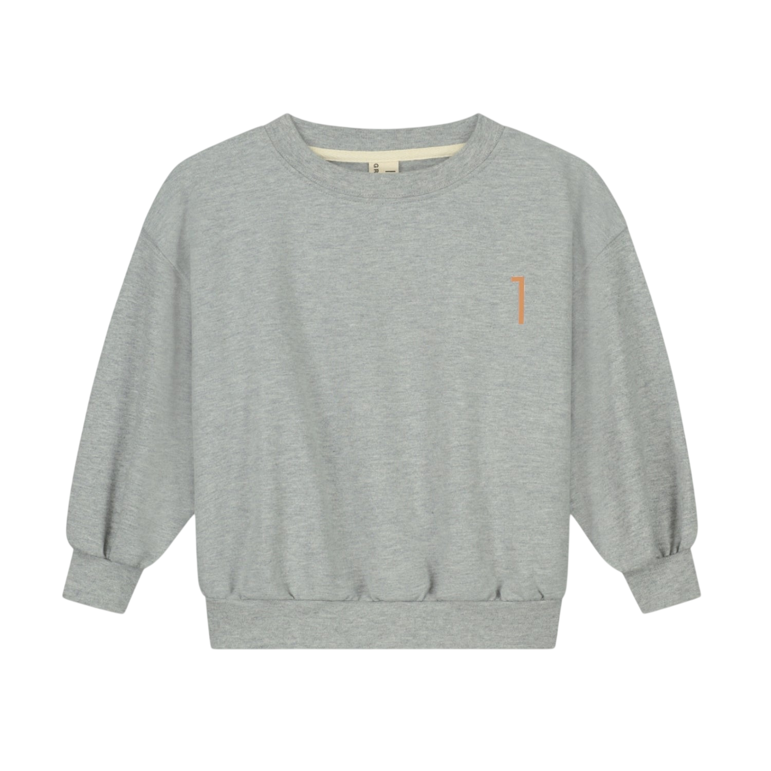 Baby Birthday Sweatshirt 1 Grey Melange Melon