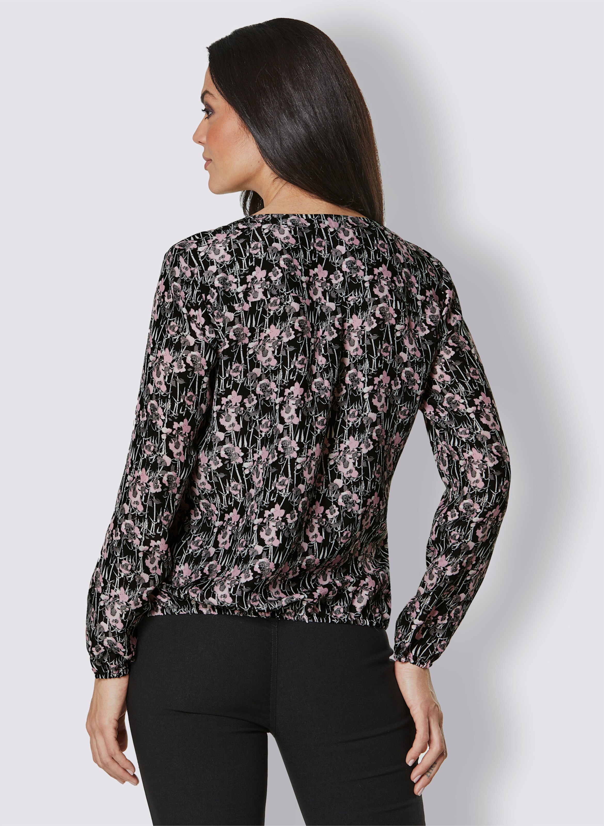 Cupro-Viskose-Bluse