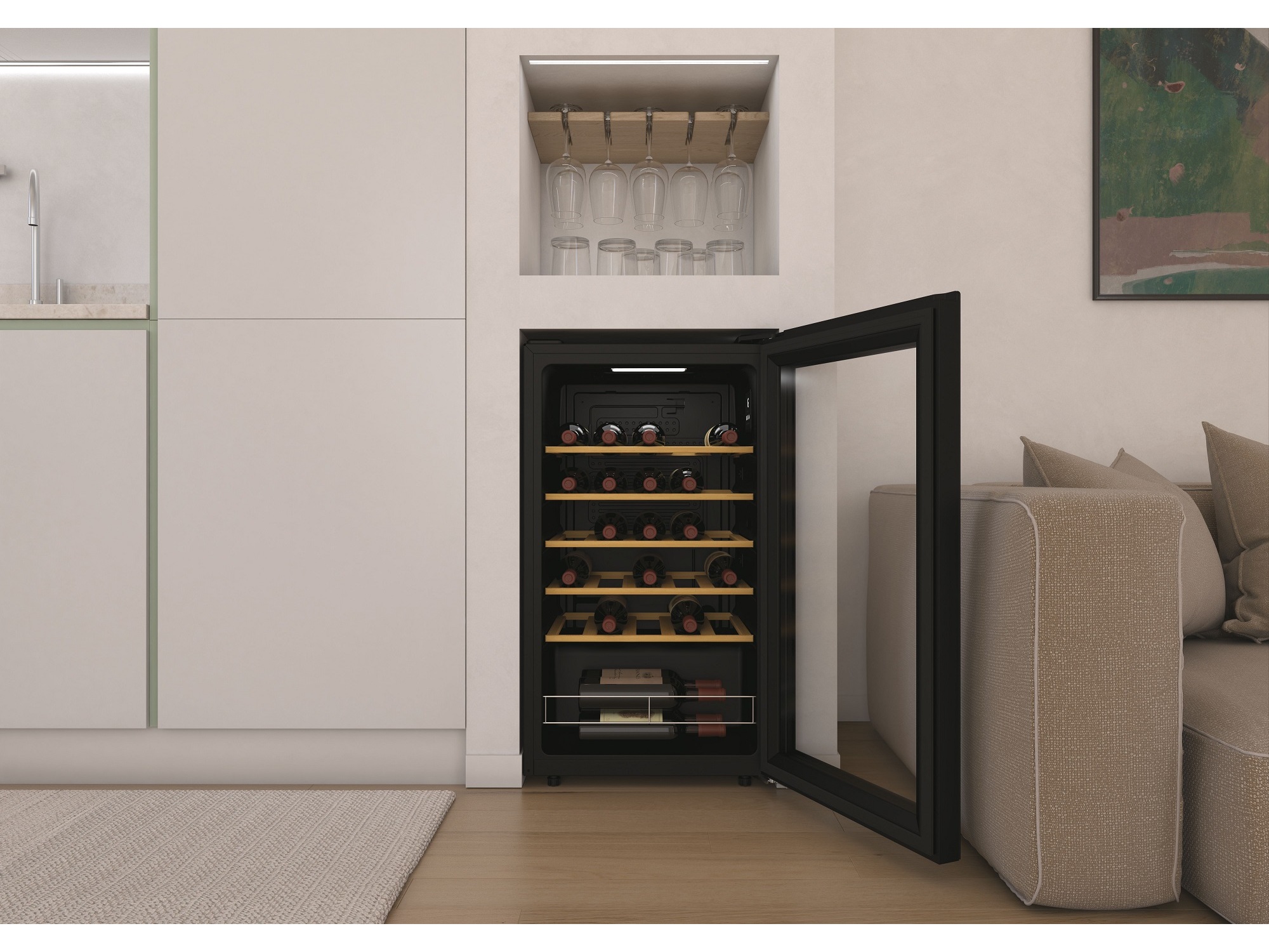 CAVE DE VINHOS CANDY CWC034 G 34GARRAFAS