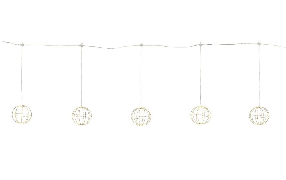 LED-Lichtervorhang Royal Ball 550 LED, Ø 16 cmLED Weihnachtsdekoration für den Innen- und Aussenbereich