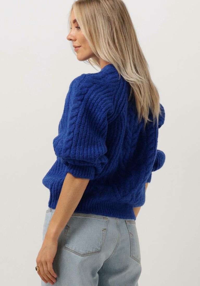 Y.A.S. blauwe y.a.s. trui yassulla ls knit pullover