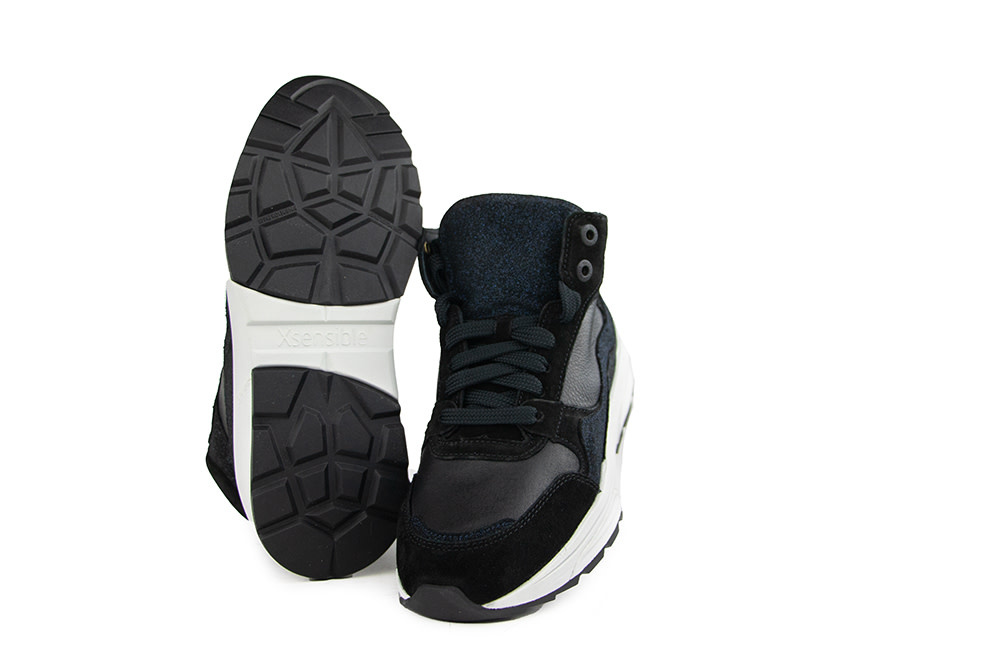 Xsensible Hoge Sneaker Tower GX Black Combi