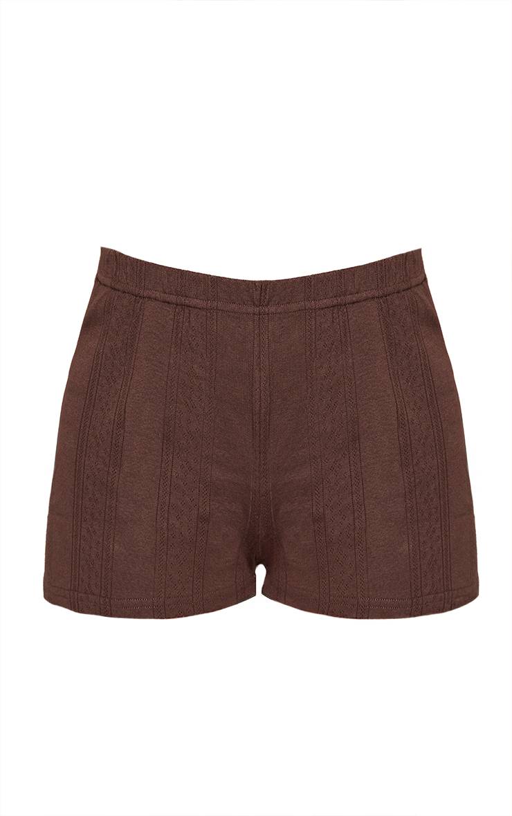 Chocolat Short De Pyjama Pointelle