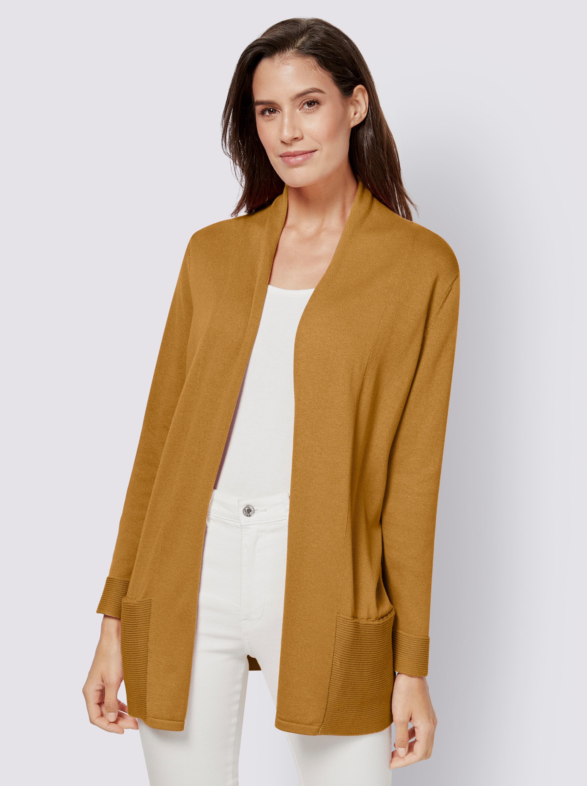 Longstrickjacke