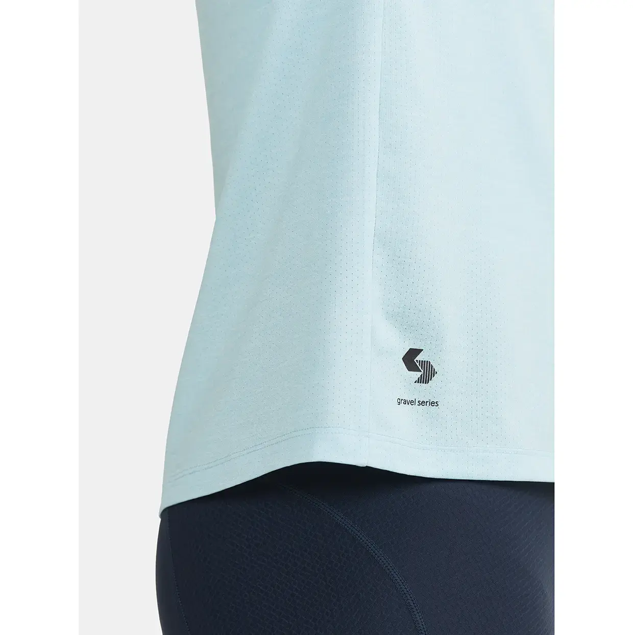 Craft ADV Gravel Fietsshirt Korte Mouwen Lichtblauw Heren