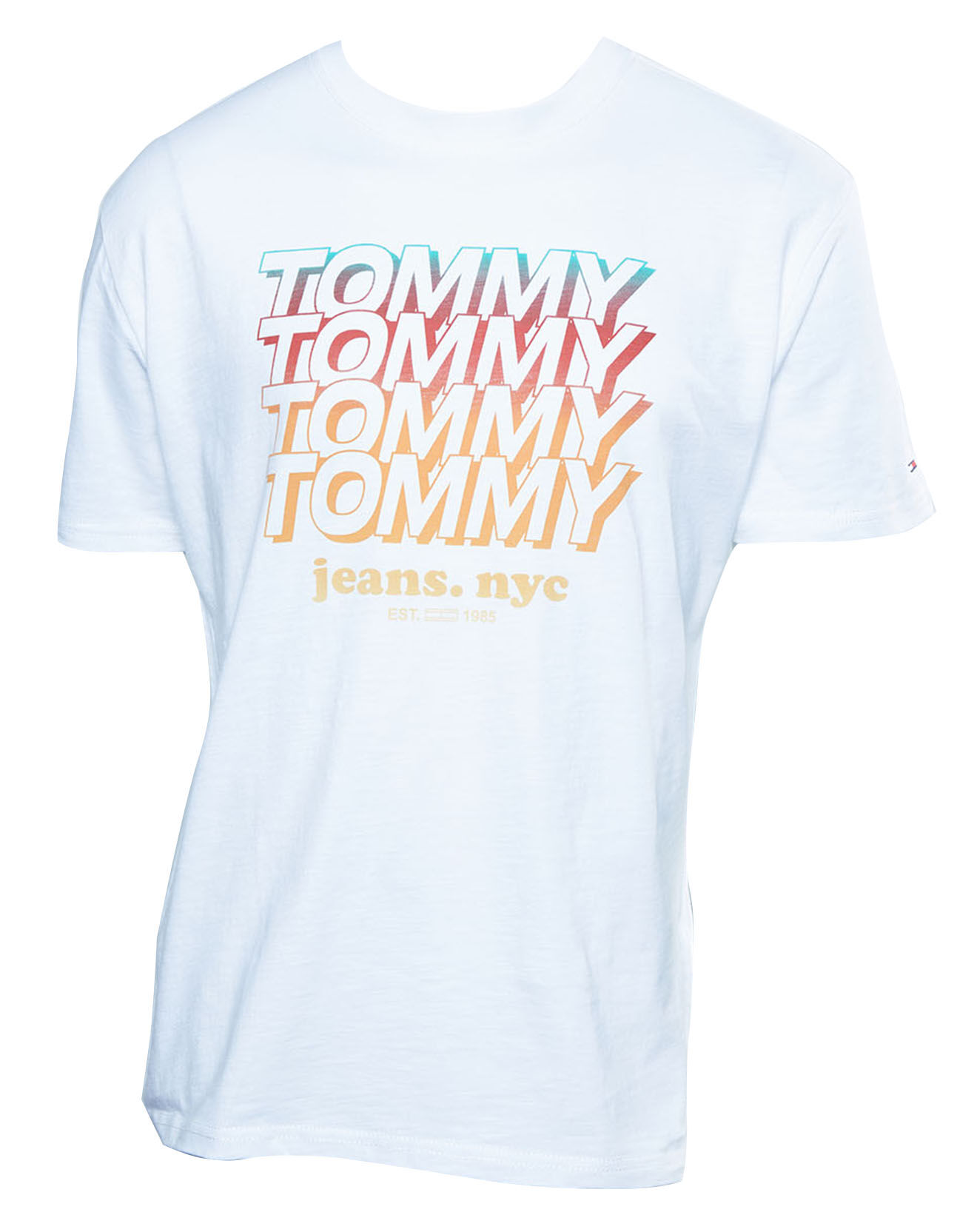 Tommy Jeans T-Shirt Logo Repeat écru