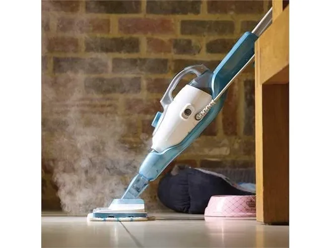 BLACK DECKER FSMH1351SM - Damprenser - stav - hvid/turkis