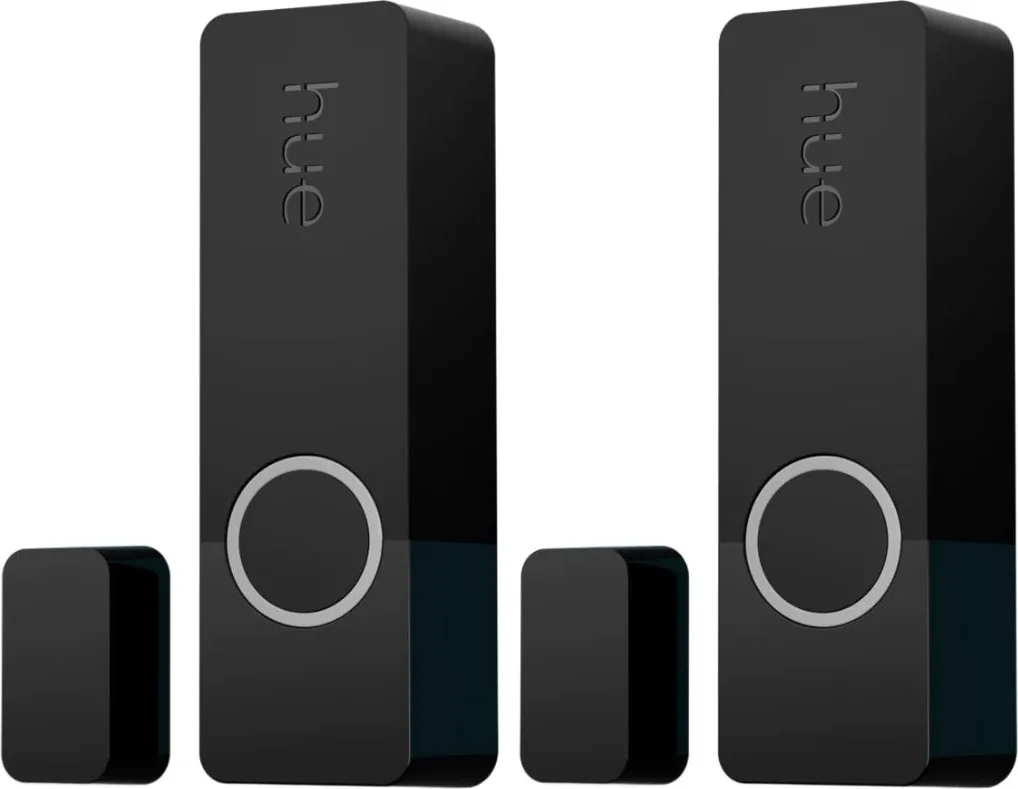 Philips Hue Secure capteur de contact Noir (la paire) Détecteur et capteur