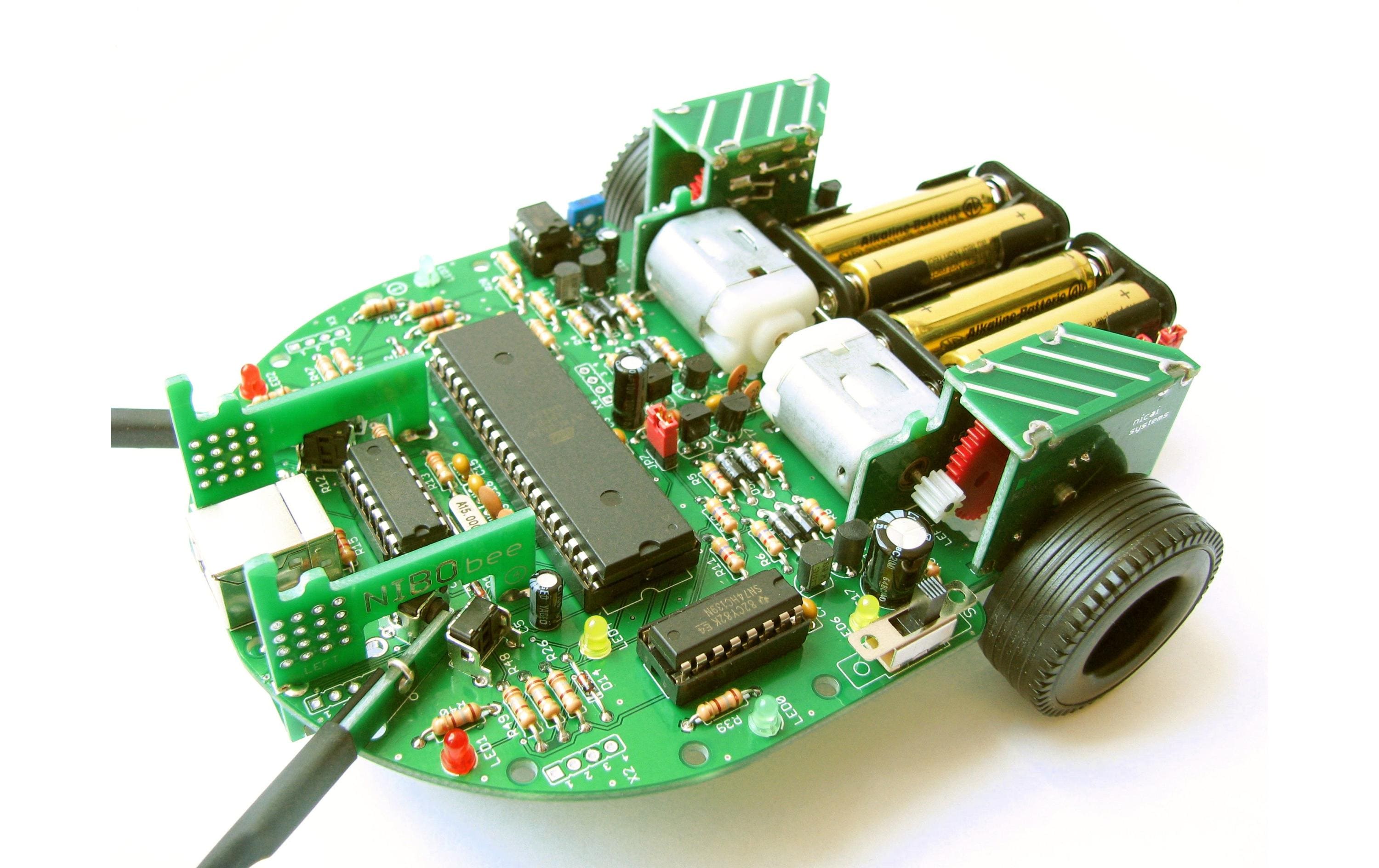 Bausatz NIBObeeProgrammierbarer Roboterbausatz zum Selberlöten
