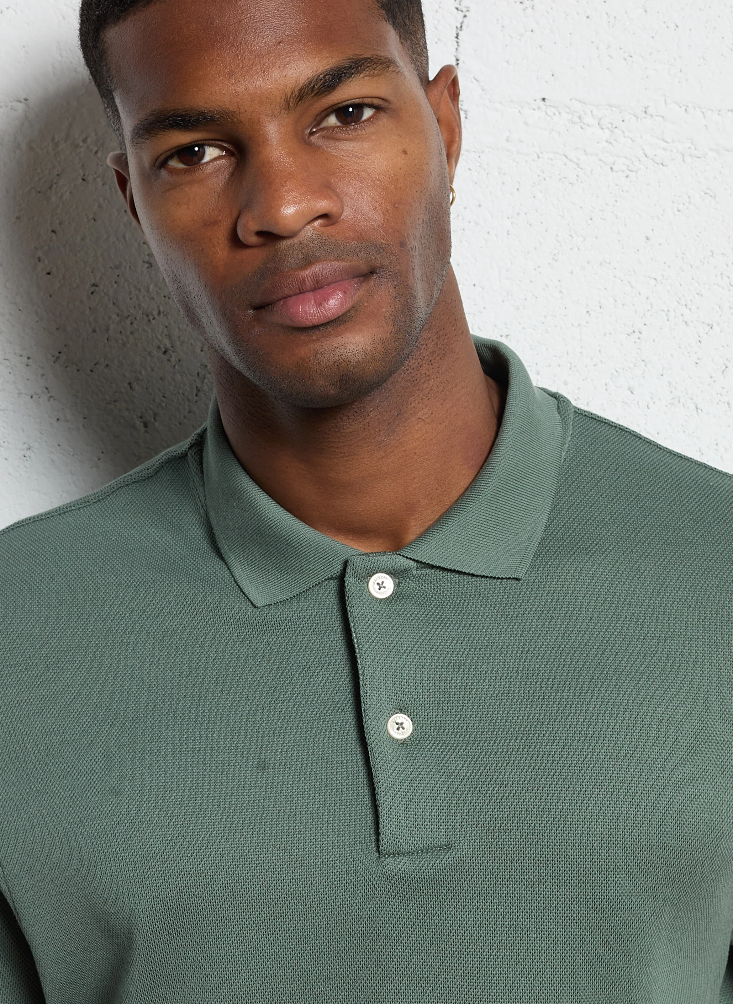 Polo en coton | Vert