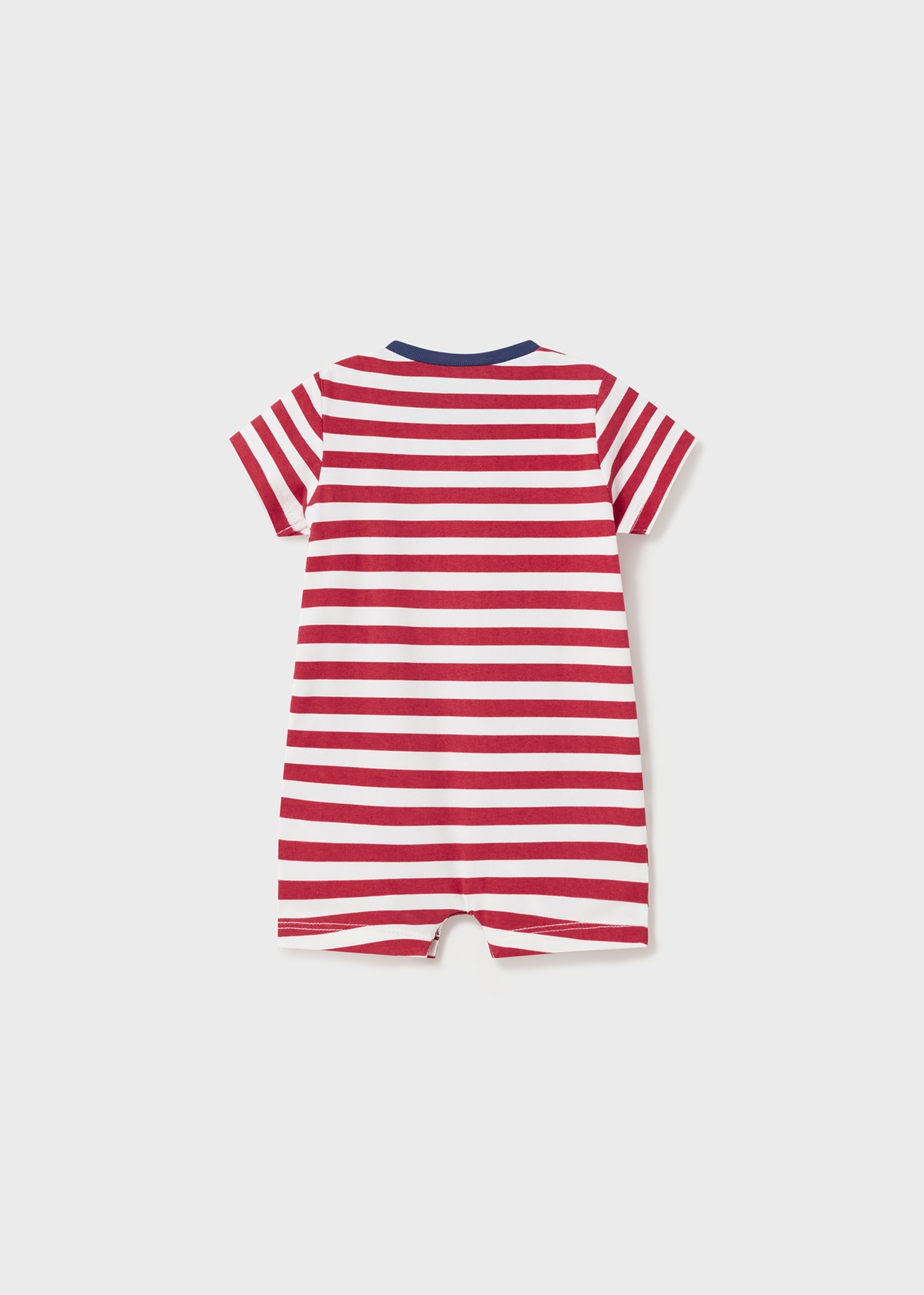 Conjunto de 2 pijamas curtos de algodão sustentável para recém-nascidos.