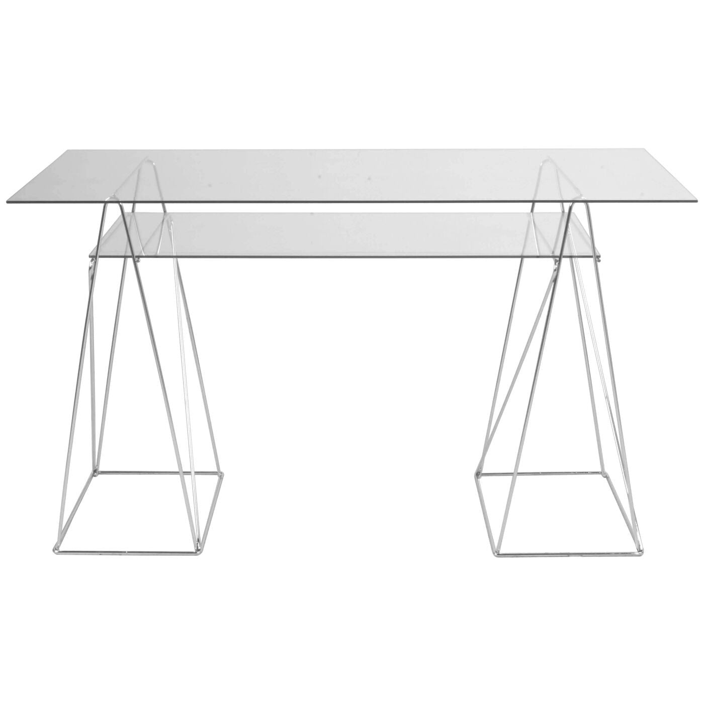 Bureauvoet Polar chroom (2|set) Kare Design