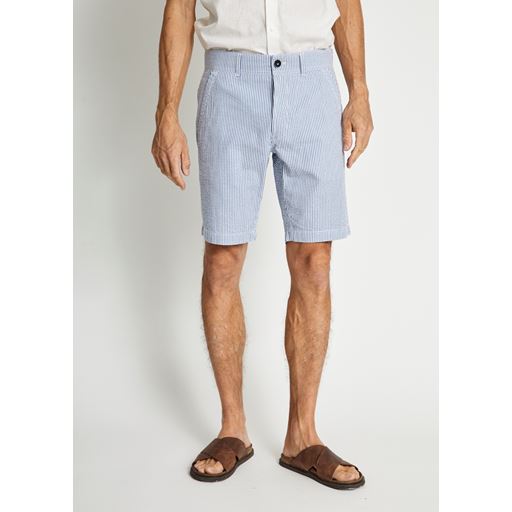 Bruun & Stengade Bertil Shorts, Blue/White, 30