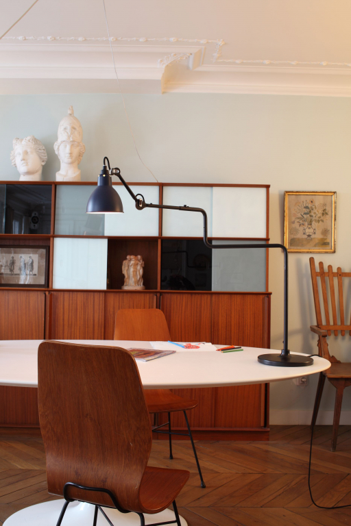 DCW éditions Lampe Gras N317 bureaulamp Zwart