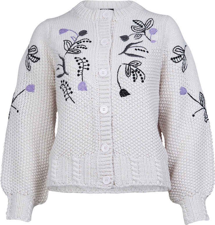 NÜ Denmark Yoali Cardigan knit Bone mix