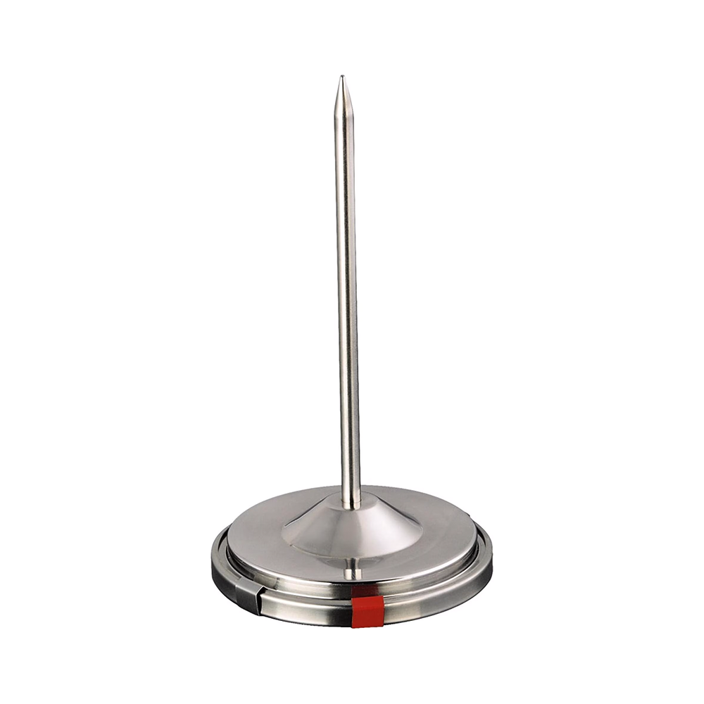 (Ø73mm) Mechanisches Edelstahl Ofen Thermometer BBQ Grill Fleisch Kerntemperaturmesser (00111018) - Silber
