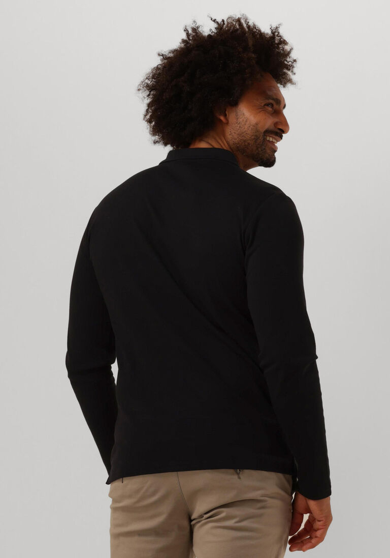 SELECTED HOMME zwarte selected homme polo slhslim-toulouse ls polo b noos