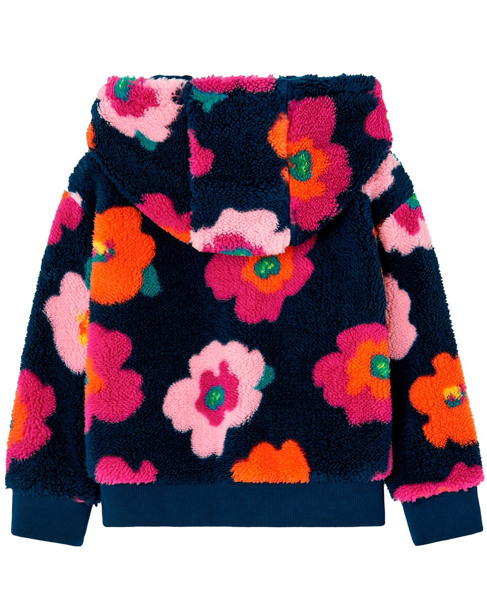 Plüschjacke FLORES in bunt