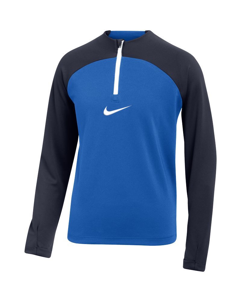 Haut d'entrainement 1/4 Zip Nike Academy Pro Bleu Royal pour enfant