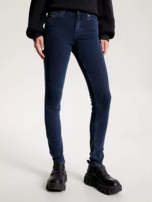 Calça jeans skinny Nora de cintura média