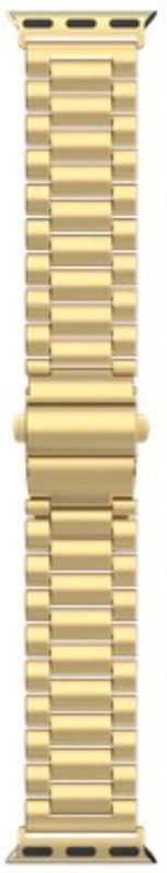 Just In Case - PrimeSteel Strap - Horlogebandje - Goud - Voor Apple Watch 44-49mm