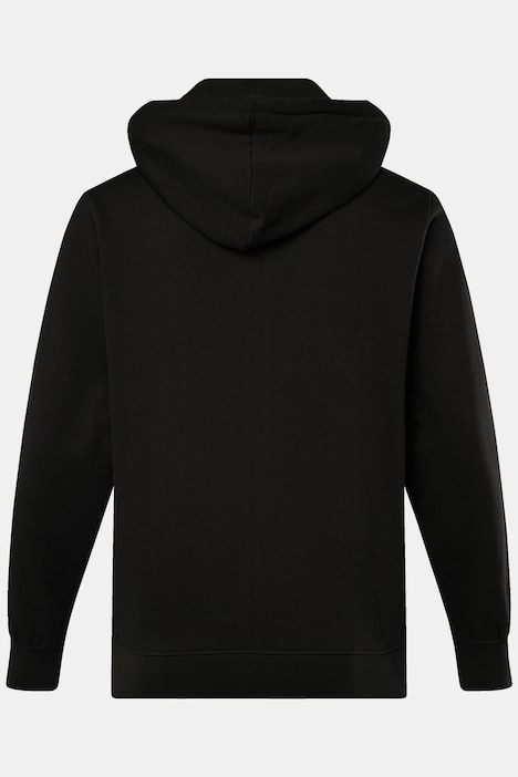 Men+ Hoodiejacke, Kapuze, Kängurutasche, bis 84/86