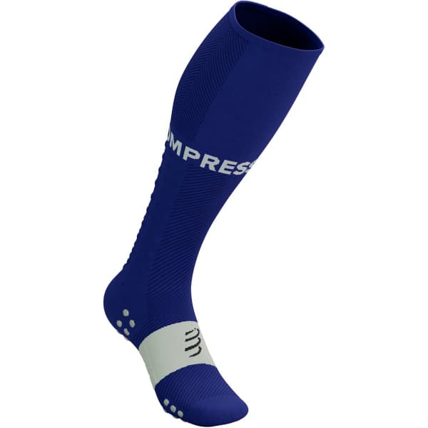 Chaussette compression COMPRESSPORT FULL SOCKS RUN DAZZLING BLUE/SUGAR SWIZZLE