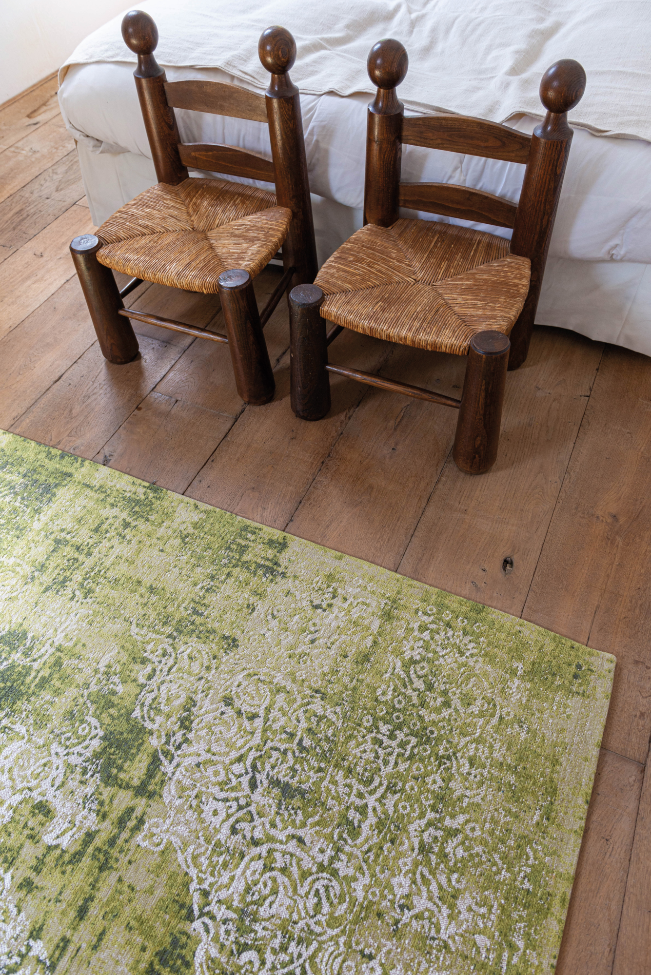Ecorugs vloerkleed Kirman groen 200x280 cm