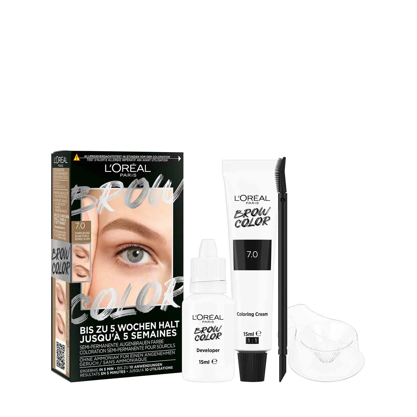 L'ORÉAL PARIS Brow Color Augenbrauenfarbe1.0 Schwarz