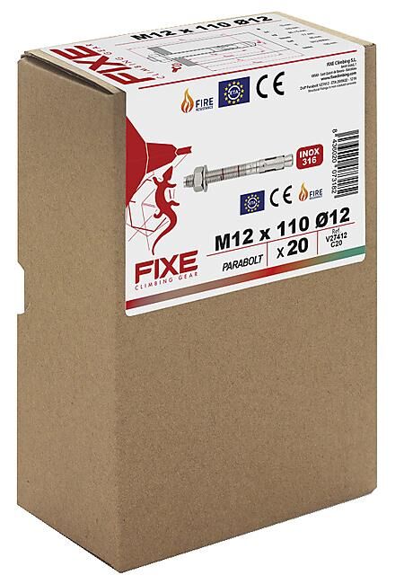 FIXE - 20 X AMARRAGE EXPANSION BOLT M12X110MM 316L