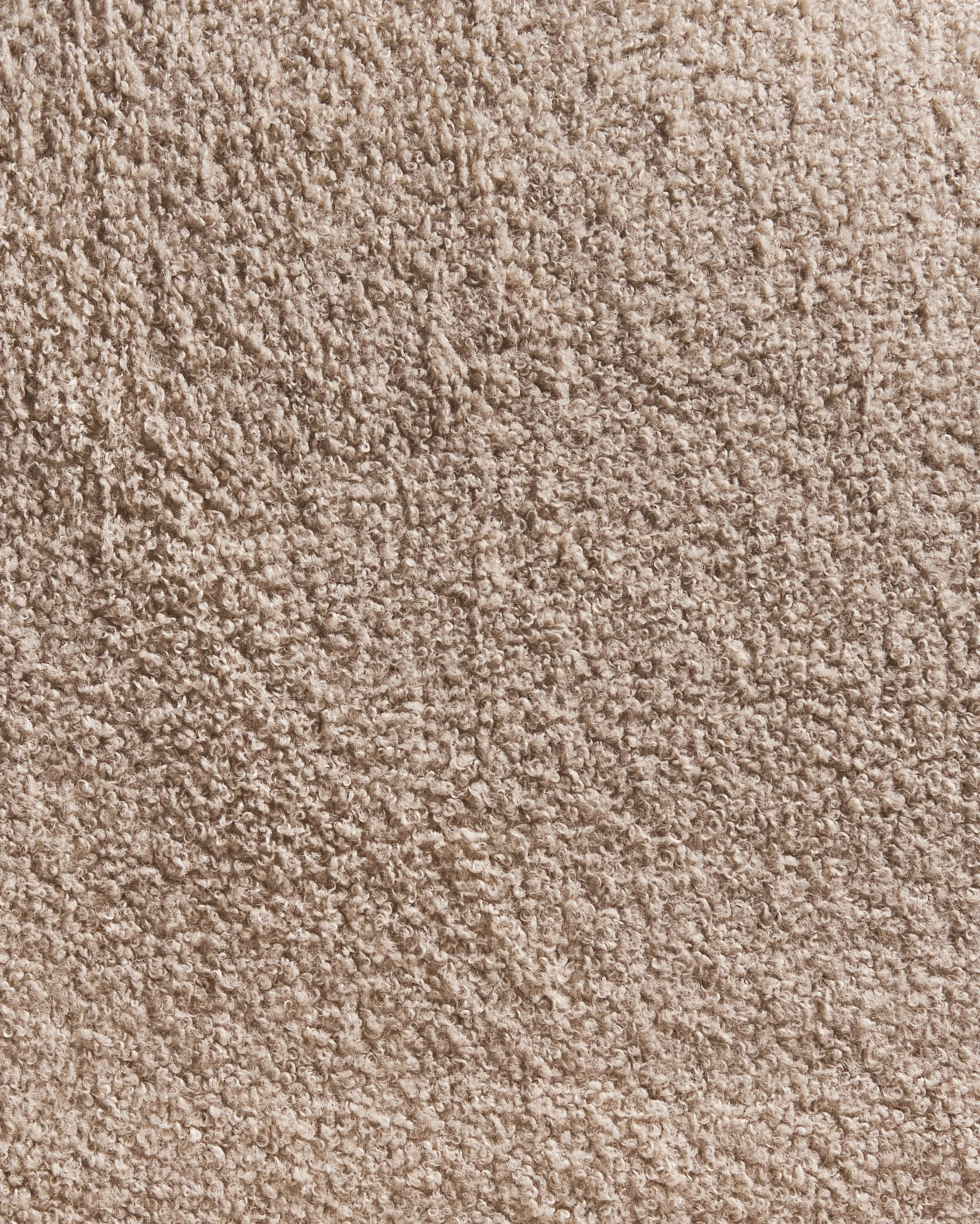 Fauteuil ELLEDE Bouclé Lichtbruin