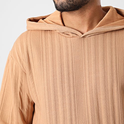 Ensemble Sweat Capuche Et Pantalon Jogging SH-44 Camel