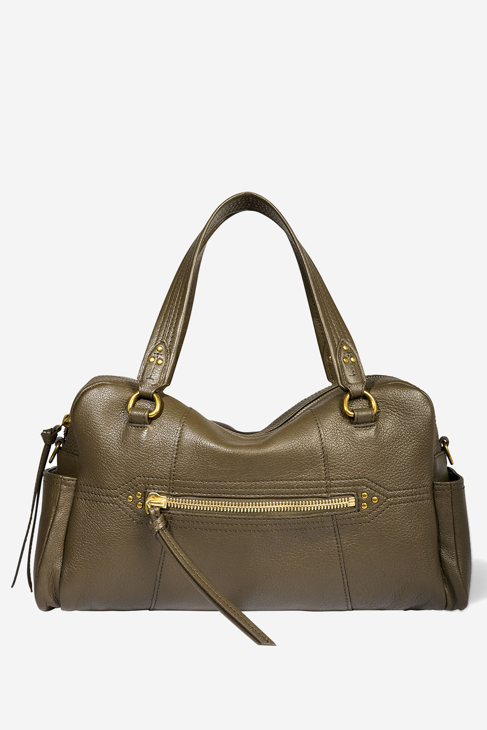 Lucky bowling leather crossbody