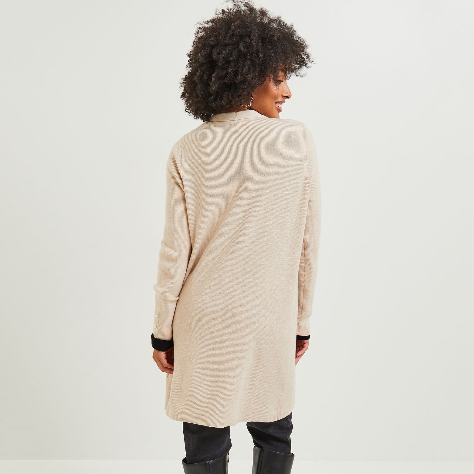 Gilet long femme